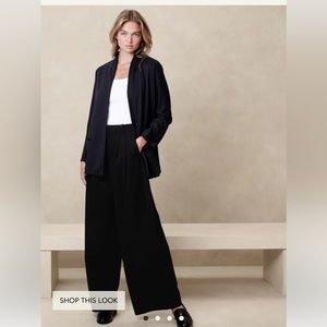 Banana Republic Nailhead textured blazer